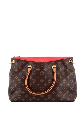 Louis Vuitton Pre-Owned Pallas Tote Monogram Canvas with Leather shoulder bag - Brown