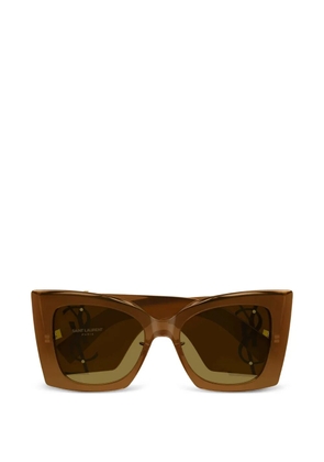 Saint Laurent Eyewear SL M119 Blaze Crystal cat-eye sunglasses - Brown