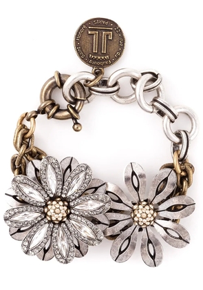 Lanvin flower bracelet - Metallic