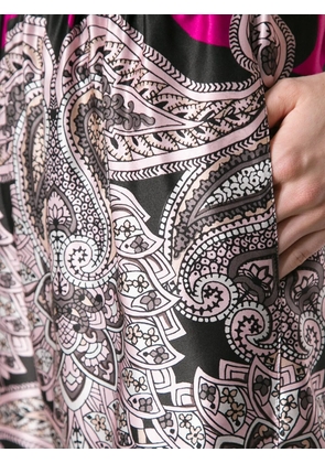 Lanvin paisley print trousers - Black