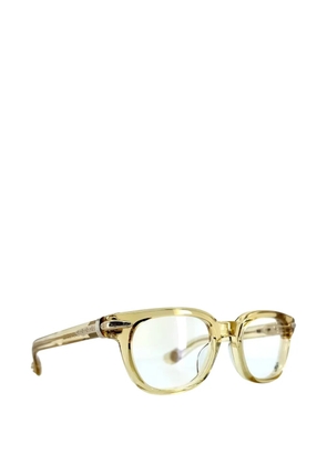 Chrome Hearts Drippin square-frame glasses - Gold