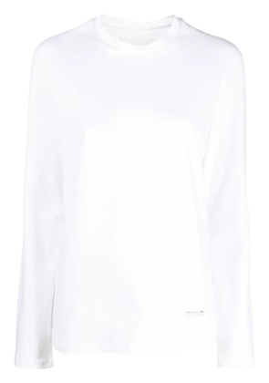 Jil Sander long-sleeve cotton T-shirt - White
