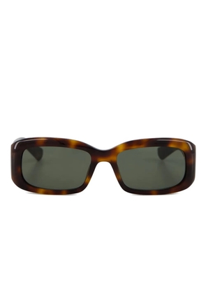 Saint Laurent Eyewear rectangular-shape sunglasses - Brown