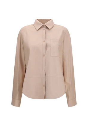 LOEWE suede buttoned shirt - Pink