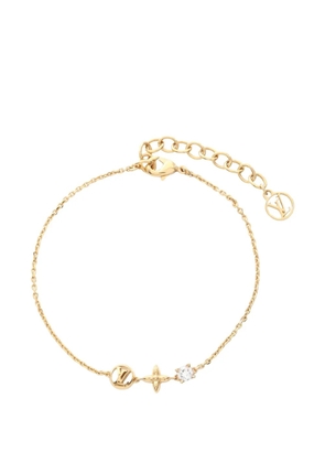 Louis Vuitton Pre-Owned Petit Louis rhinestone bracelet - Gold