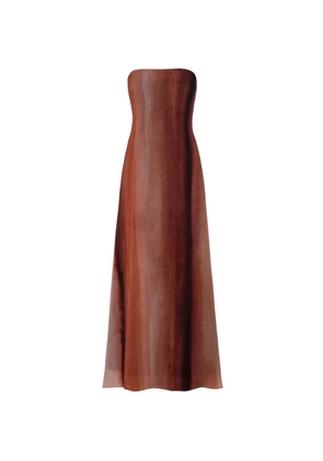 Baobab Nara strapless maxi dress - Brown