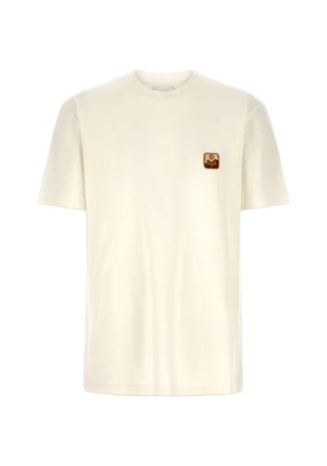 MARANT logo-patch T-shirt - Neutrals