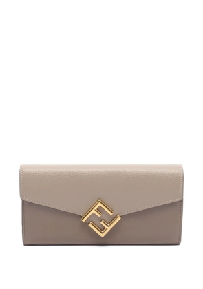 Fendi Pre-Owned 2000s FF Diamonds bi-fold wallet - Neutrals