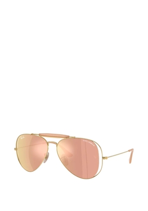 Ray-Ban Outdoorsman pilot sunglasses - Gold