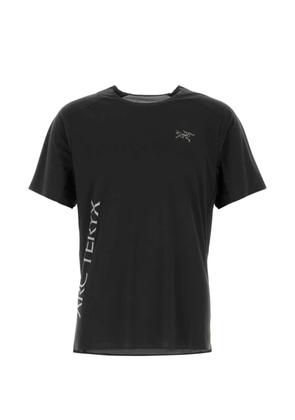Arc'teryx logo-print panelled T-shirt - Black