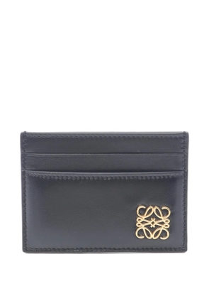 Loewe Pre-Owned Anagram-plaque card case - Black