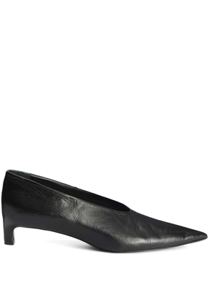 Jil Sander leather pumps - Black
