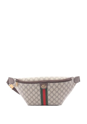 Gucci Pre-Owned 2000s large Offdia GG Supreme Web stripe belt bag - Neutrals