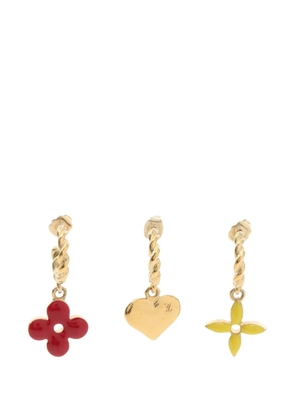 Louis Vuitton Pre-Owned 00s Sweet Monogram 3-piece set earrings - Multicolour