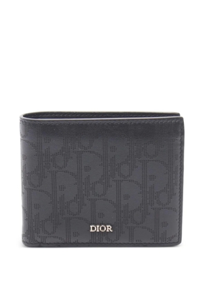 Christian Dior Pre-Owned 2000s Oblique Galaxy bi-fold wallet - Black