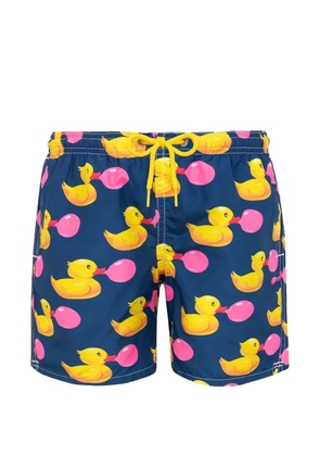 MC2 Saint Barth x Big Babol Lighting duck-print swim shorts - Blue