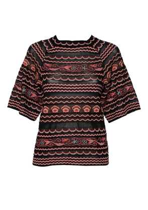 Missoni Pre-Owned wave knit top - Black