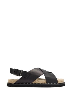 Castañer Tiago crossover-strap leather sandals - Brown