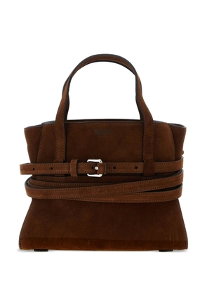 Moschino suede tote bag - Brown