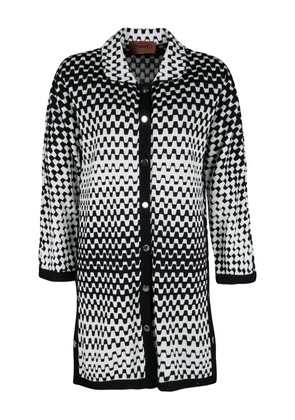 Missoni Pre-Owned zigzag-knit cardigan - White