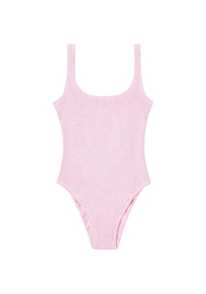 MC2 Saint Barth Lora seersucker swimsuit - Pink