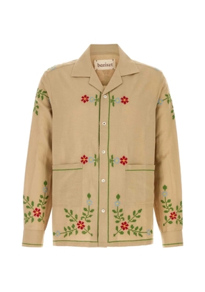 Baziszt Curiosa floral shirt - Neutrals