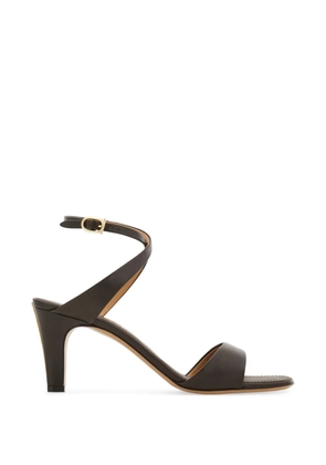 Ferragamo mid heel sandals - Brown