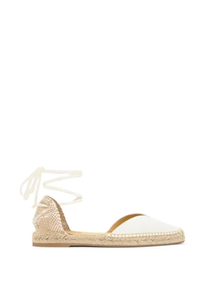 Castañer Brava lace-up espadrilles - White