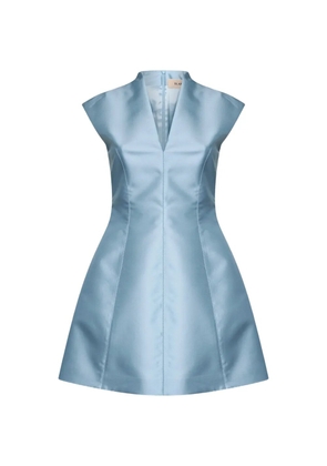 Blanca Vita V-neck flared dress - Blue