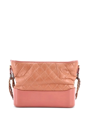 CHANEL Pre-Owned Gabrielle Quilted Aged Calfskin Medium hobo bag - Neutrals