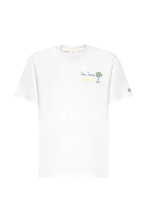 MC2 Saint Barth Portofino embroidered T-shirt - White