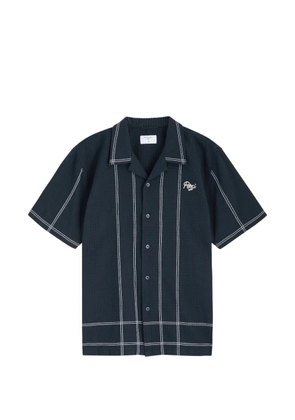 PERCIVAL Sicily embroidered shirt - Blue