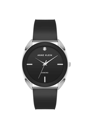 ANNE KLEIN 34mm bangle watch - Black
