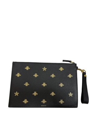 Gucci Pre-Owned Bee Star pouch - Black