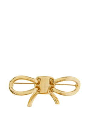 Ferragamo Vara bow broach - Gold