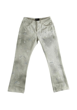 Enfants Riches Déprimés paint-splatter straight-leg jeans - White