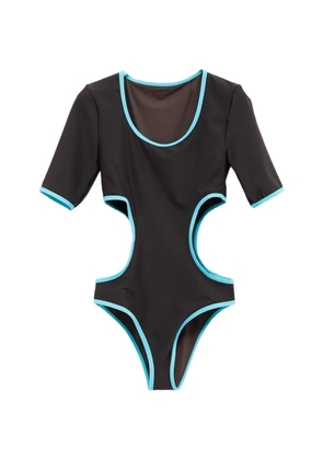 Paloma Wool cut-out short-sleeve swimsuit - Brown