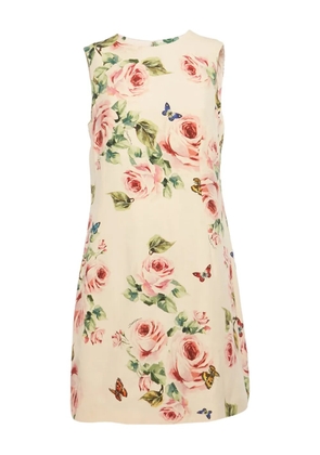 Dolce & Gabbana Pre-Owned floral-pattern dress - Neutrals