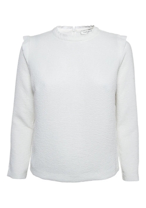 SANDRO crew-neck top - White