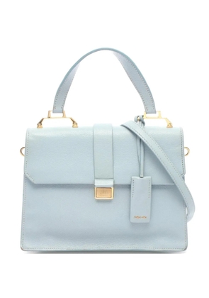 Miu Miu Pre-Owned 2000s Madras tote bag - Blue
