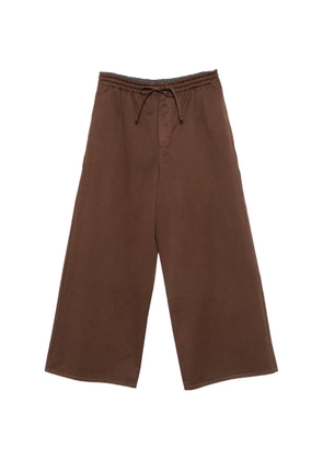 LOEWE x Paula's Ibiza anagram-embroidered trousers - Brown