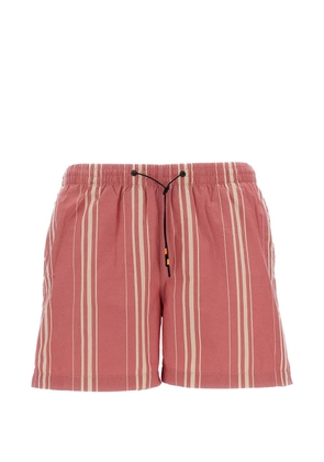 Roberto Ricci Designs striped drawstring swim shorts - Red