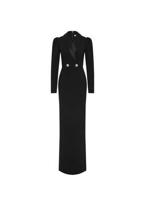 Rebecca Vallance Symphony crystal-embellished gown - Black