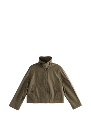 Margaret Howell buckle-collar raglan-sleeve jacket - Green