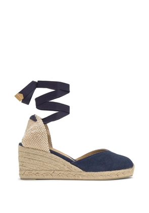Castañer Chiara canvas wedge espadrilles - Blue