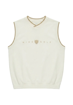 Nike Fairway logo-embroidered V-neck vest - White