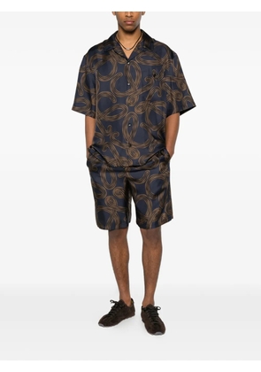 LOEWE x Paula's Ibiza graphic-print shorts - Blue
