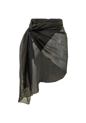 Kate Cate Kim sarong-style skirt - Black