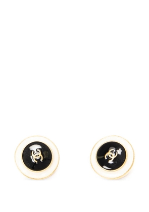CHANEL Pre-Owned CC-interlocking earrings - Gold