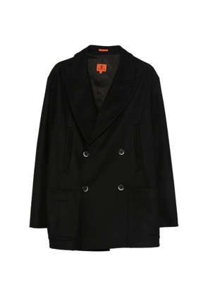 Barena double-breasted pocket coat - Black